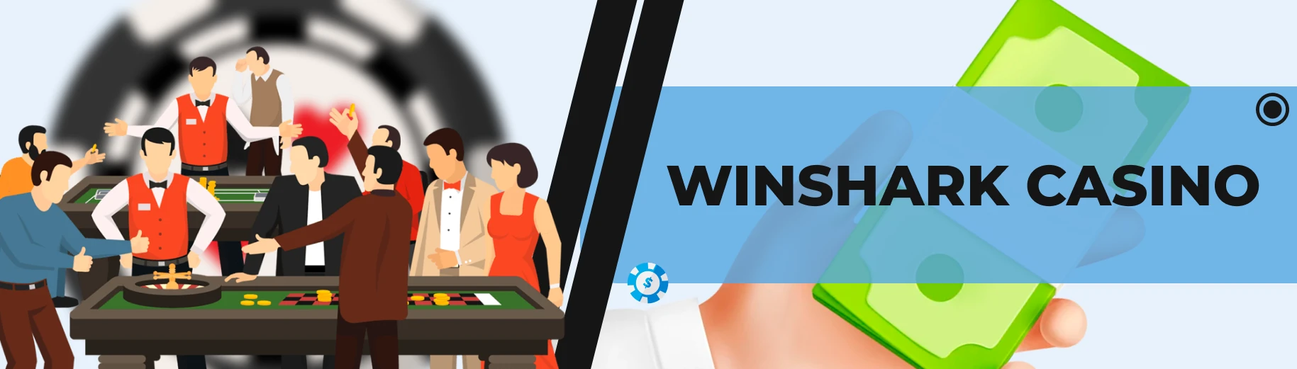 Winshark Casino Banner on the Top,
